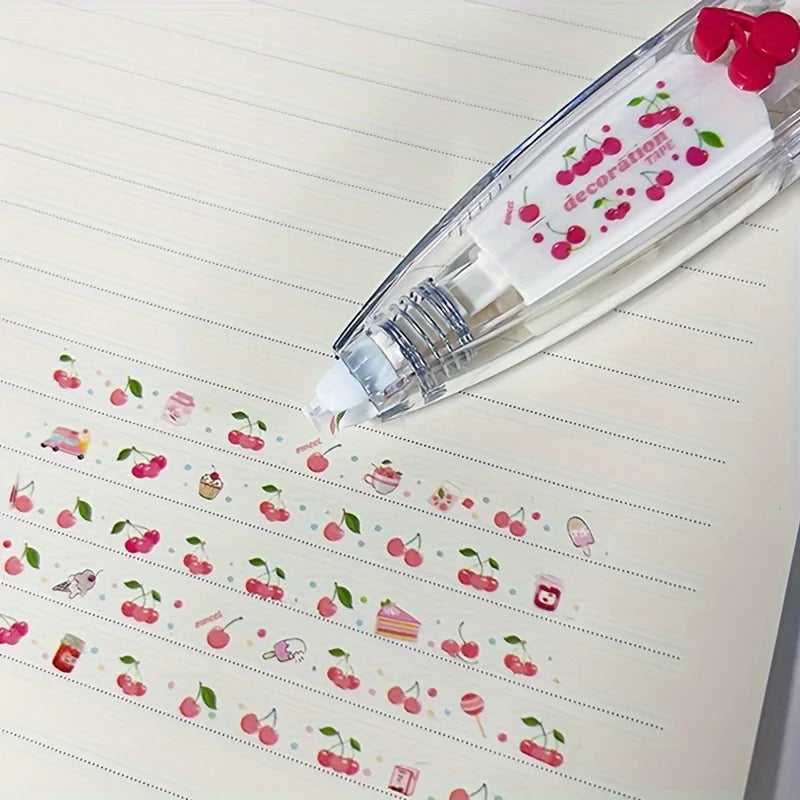Cute Decorative Correction Tape Set for School and Diary Crafting