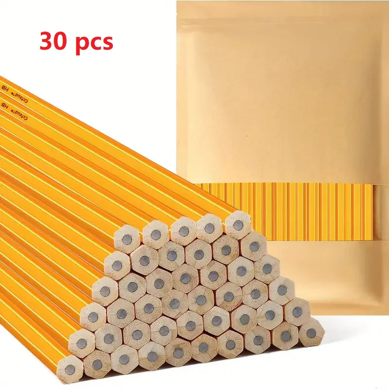 HB #2 Wooden Pencils with Erasers for Kids School Writing